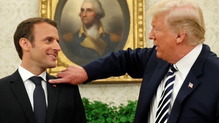 Trump, în vizită la Paris, chiar dacă l-au deranjat afirmațiile lui Macron despre armata UE