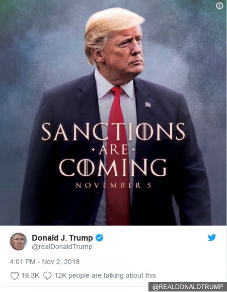 Trump a reinstituit toate sancțiunile împotriva Iranului 