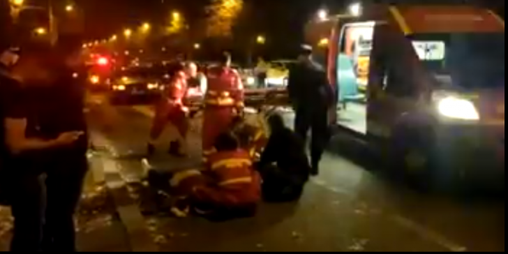 Accident cumplit  pe o trecere de pietoni din Constanța(Video)