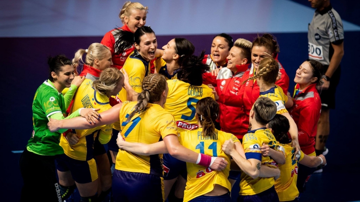 Handbal feminin: România a învins categoric Norvegia, cu 31-23, la EURO 2018