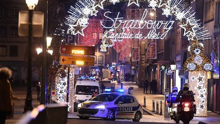 Şapte persoane reţinute după atacul de la Târgul de Crăciun din Strasbourg