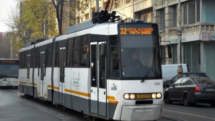 20 de tramvaie, BLOCATE pe Bd. Regina Maria, din Capitală