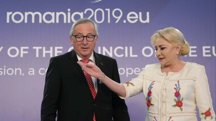 Întâlnire între Juncker şi Dăncilă, la Guvern. Cum l-a întâmpinat premierul / Foto: Inquam Photos / Octav Ganea 
