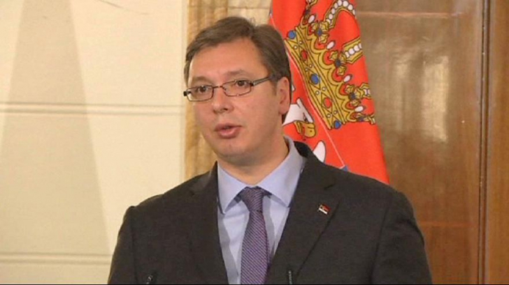Președintele sârb, Aleksandar Vucic