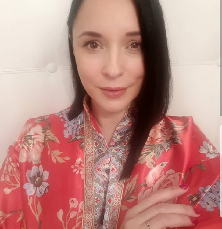 Andreea Marin a petrecut Revelionul în kimono