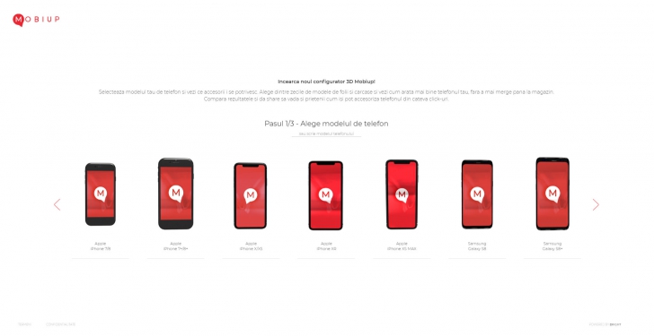Mobiup propune primul configurator 3D pentru accesorii de telefoane mobile