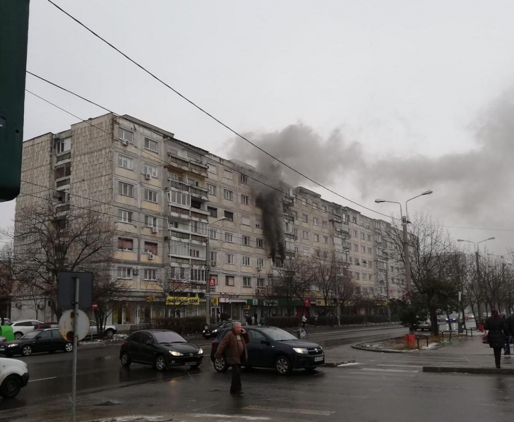 Incendiu bloc Timișoara