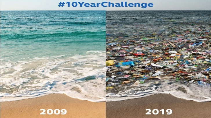 #10YearChallenge. Pozele care ne arată că nu trebuie să râmânem indiferenţi degradării mediului