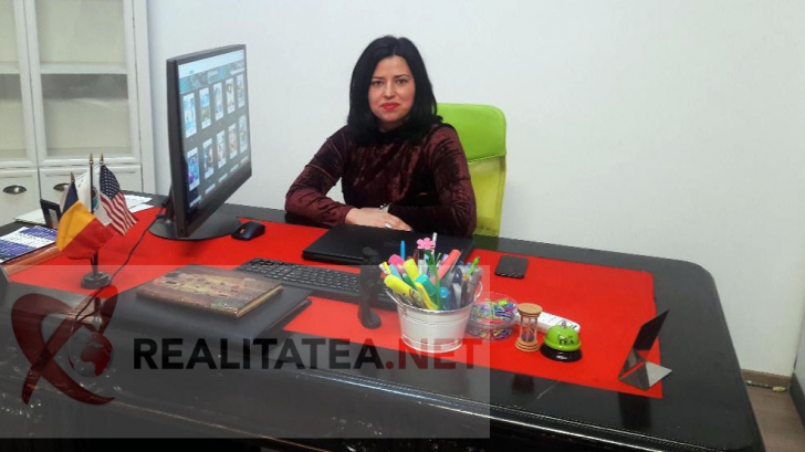 Maria Mihaela Nistor, la biroul său de la EDP, din strada Spiru Haret din Bucureşti. Foto: Cristian Otopeanu