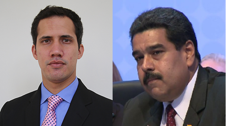 Nicolas Maduro si Juan Guaido