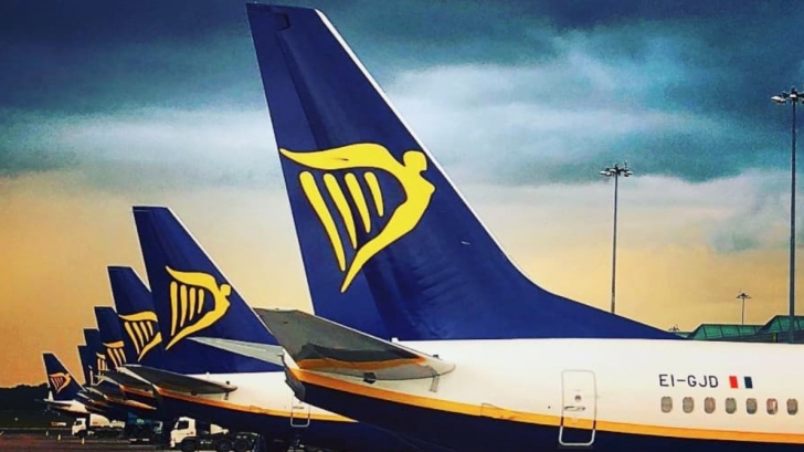 Vânzările în scădere și Brexit-ul afectează vânzările Ryanair