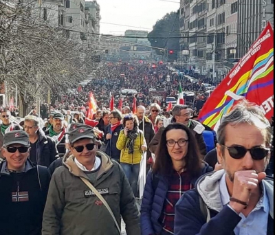 Protest anti-guvernamental la Roma