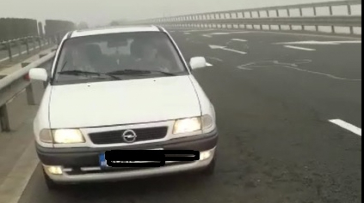 Un şofer din Alba a condus pe contrasens pe A1, către Sibiu