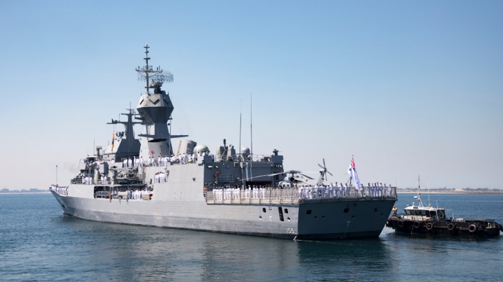 O fregată australiană a confiscat droguri în valoare de peste 150 milioane de dolari