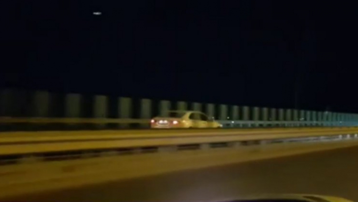 VIDEO Pe contrasens, pe Autostrada Soarelui