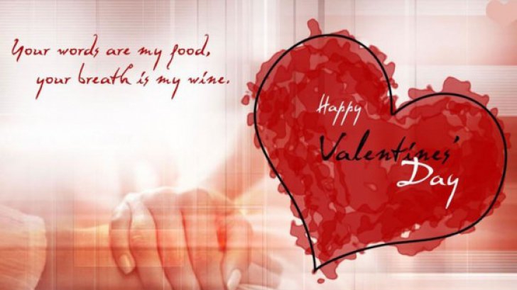 MESAJE DE VALENTINE'S DAY: Cele mai frumoase mesaje şi felicitări de Ziua Îndrăgostiţilor