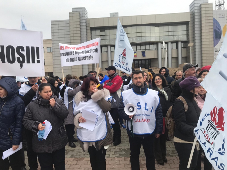 Protest de amploare în învățământ! Mesaj pentru Guvernul României