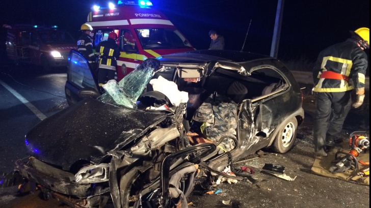 Accident îngrozitor cu 3 mașini, lângă Sighișoara