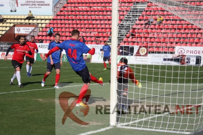Golul marcat de Dorin Goian. Foto: Cristian Otopeanu