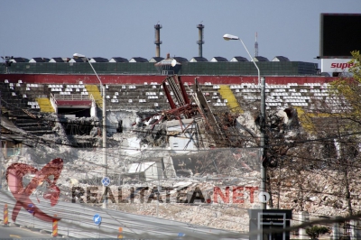 Stadionul Rapid a fost demolat. Foto: Cristian Otopeanu