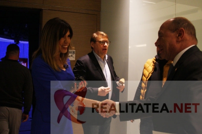 Traian Basescu, la Realitatea TV. Foto: Cristian Otopeanu