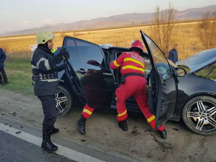 Accident grav în Alba