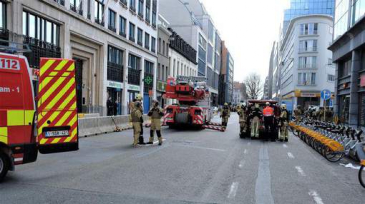 Alertă cu bombă la Bruxelles. Au fost evacuate 40 de persoane 