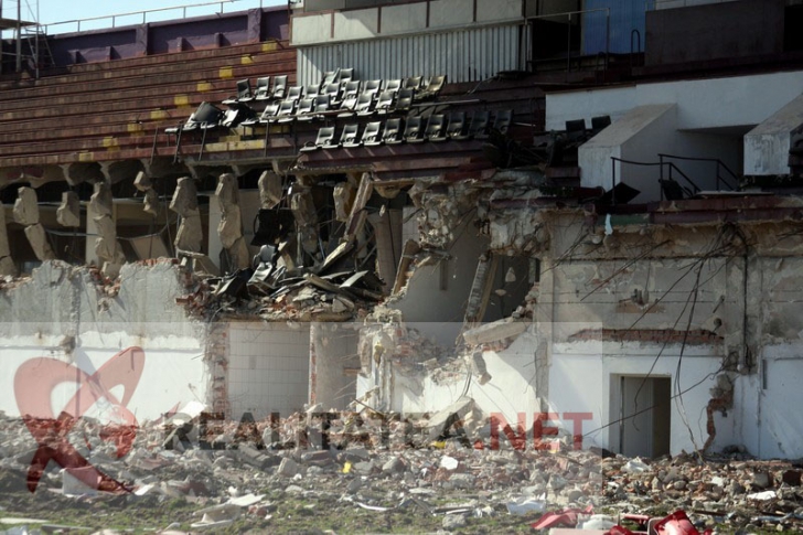 Demolare stadion Rapid. Foto: Cristian Otopeanu
