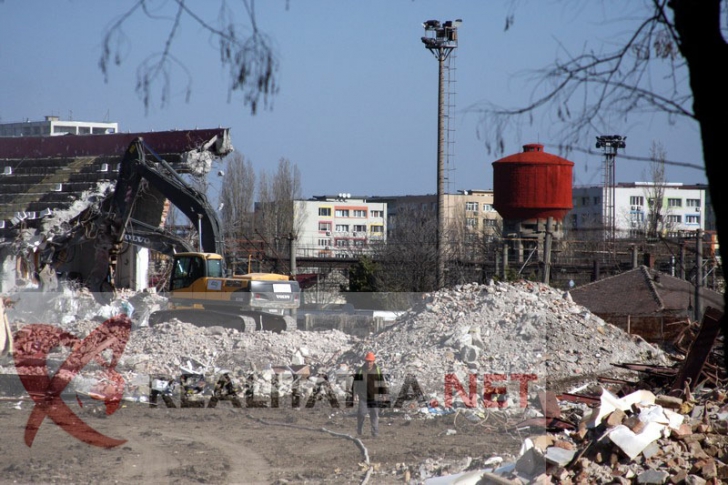 Demolare stadion Rapid. Foto: Cristian Otopeanu