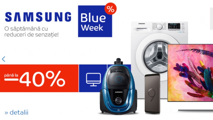 eMAG Blue Week – 4 categorii de produse extrem de bune care au reduceri de pana la 40%
