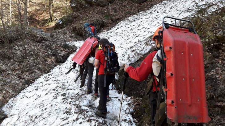 Intervenție dificilă a Salvamont, în Bucegi: a fost descoperit un cadavru