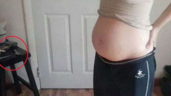 A postat pe Facebook o poză cu burtica de gravidă şi a fost repede arestată de poliţie