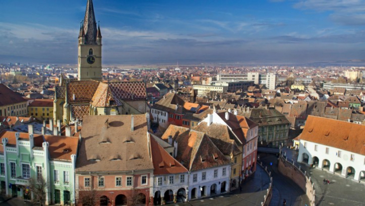 "România 2019" a ajuns la Sibiu, unul dintre cele mai importante orașe din inima Transilvaniei