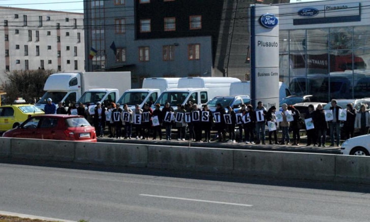 SIEU - protest Craiova