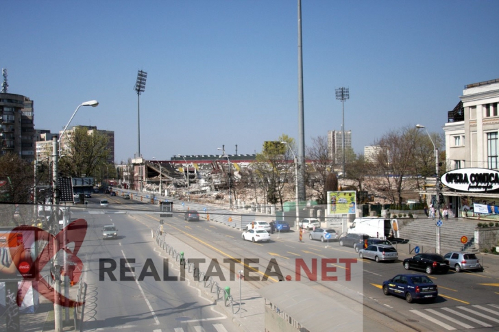 Stadionul Rapid a fost demolat. Foto: Cristian Otopeanu