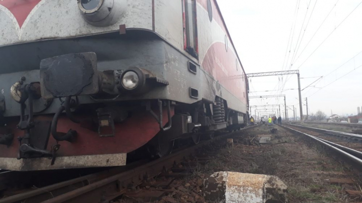 Tren deraiat în județul Brașov(Video)