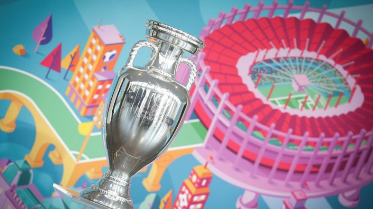 Șansă uriașă pentru suporteri! Trofeul EURO 2020, expus într-un mall din București