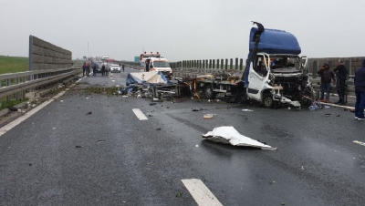 Accident violent pe autostradă, în apropiere de Timişoara. A fost nevoie de descarcerare