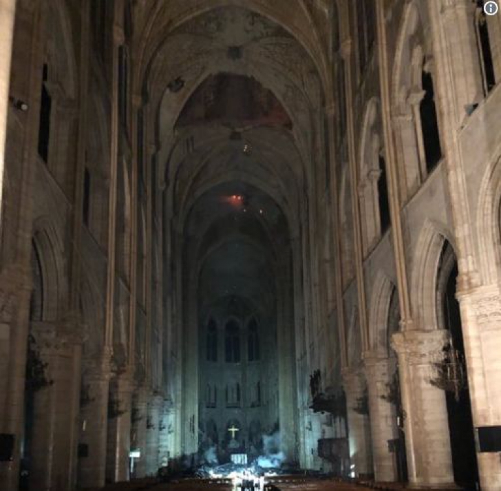Notre-Dame, imagini din interior