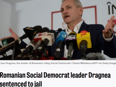 Dragnea, vedetă pentru ultima oară în presa internațională