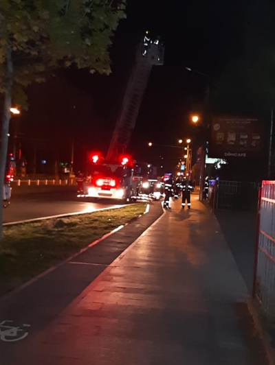Incendiu la Medlife Titan, in Bucuresti. Pompierii au intervenit cu patru autospeciale