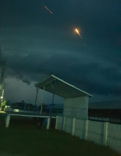 FOTO spectaculos. 17 rachete antigrindină au fost lansate în Olt. Ce a urmat