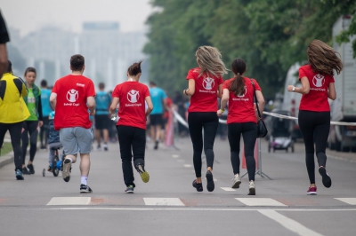 Echipa Salvați Copiii la Bucharest Half Maraton