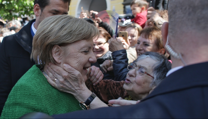 Angela Merkel, la Sibiu