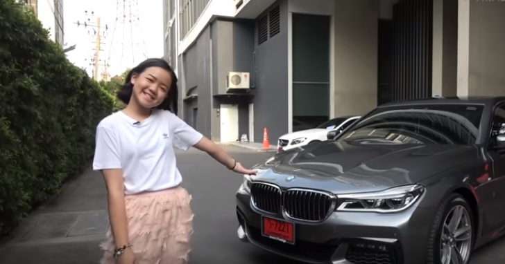 Fetiţa de 12 ani care şi-a cumpărat din banii ei un BMW seria 7 de 200.000 de euro