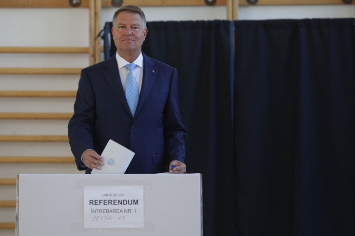 Alegeri europarlamentare 2019. Klaus Iohannis, la vot. ANUNȚ de ultimă oră, după ce a votat / Foto: Inquam Photos / Octav Ganea