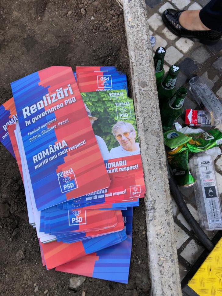 Ce a rămas în urma mitingului PSD de la Iași? Imaginile postate de primarul Mihai Chirica