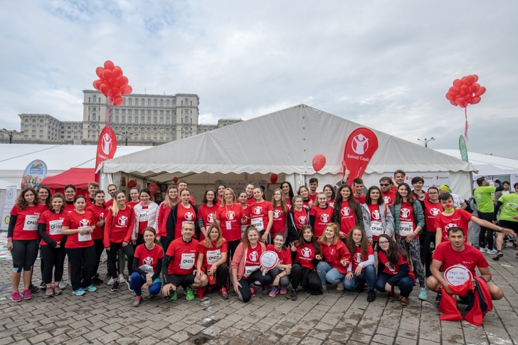 Echipa Salvați Copiii la Bucharest Half Maraton