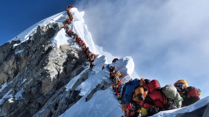 Aglomerație pe Everest