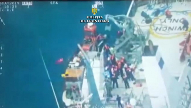 FOTO VIDEO Focuri de armă în Marea Neagră.Turci prinși la braconaj